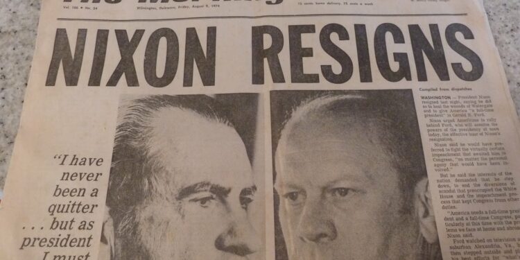 In what year did the Watergate Scandal take place?