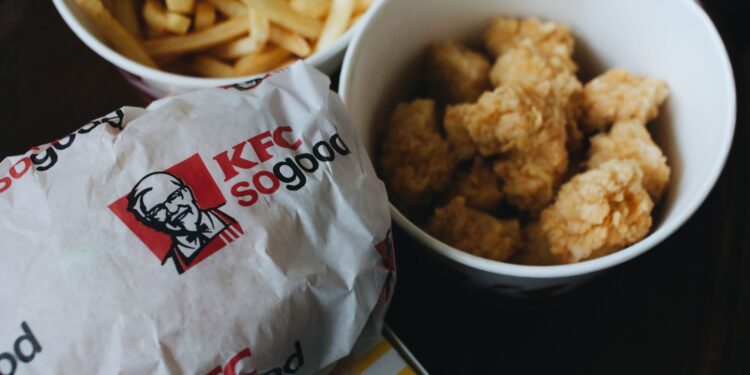 In which state did the first KFC franchise open?