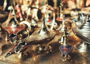 What language did Jeanie speak after being freed from the bottle in “I Dream of Jeanie”?